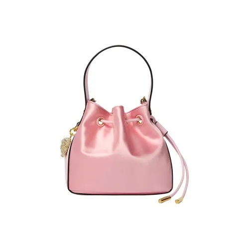 VERSACE La Medusa Шелковая ведрообразная сумка сумка сумка через плечо сумка через плечо женская розовая