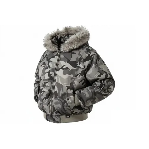 JNJK Камуфляж Унисекс Пуховики