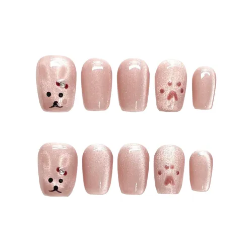 XIAMEIYU Кошачья лапа Pad Chasing Light Glass Beads Cat Eye Cute Sweet Style Осветляющий 3D эффект Кошачья лапа