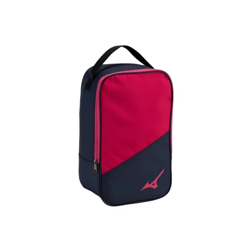 Mizuno Полиэстер Обувная Коробка Сумка Сумка Унисекс Морской Синий и Розовый