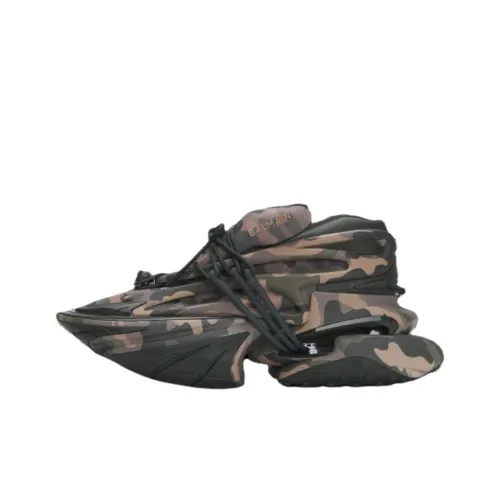 BALMAIN Unicorn Низкий Топ Повседневная Обувь Мужская Камуфляж