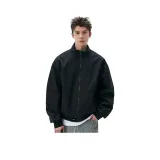 Черный хлопковый пуховик [Улучшенный утеплённый термический]