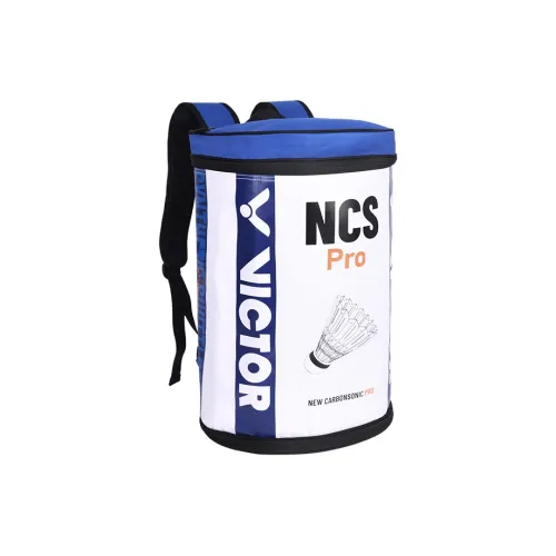 Victor Полиэстер Рюкзак Унисекс Белый Темно-Синий