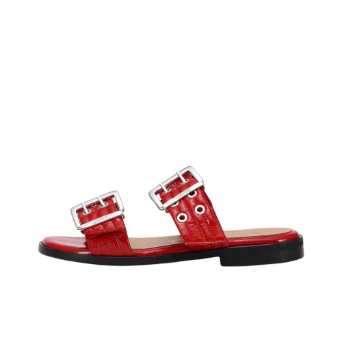 GANNI Слипоны Женские Red