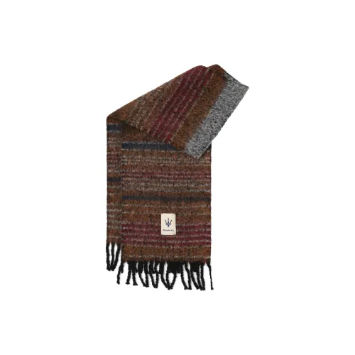 Maserati Шарфы из трикотажа Wool Knit Унисекс