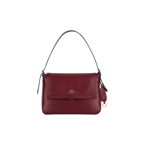 COACH Etta Коровья кожа Сумка Сумка через плечо Стандартная Женская Умбра Красный