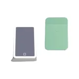 Айвори Белый-Трава Зеленый Кожаный Чехол