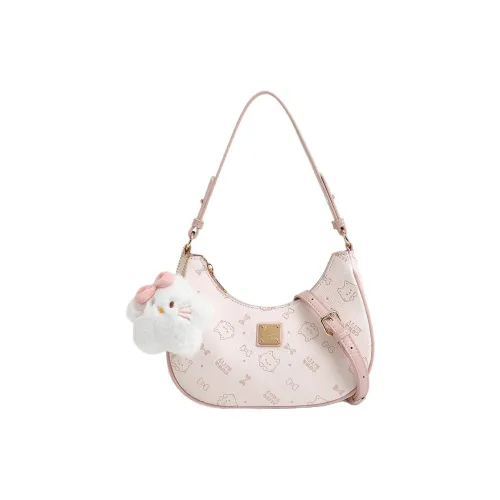 DIFFERENT FACES ПУ (полиуретан) Сумка через плечо Женская Вишневый цветок Розовый