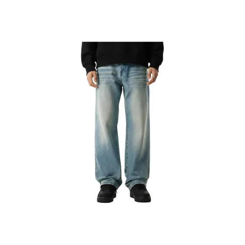 ILOVECHOC Синий Унисекс Джинсы