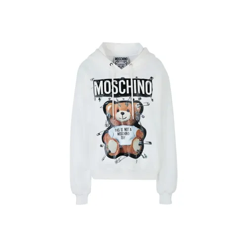 MOSCHINO Толстовка Женская Белая
