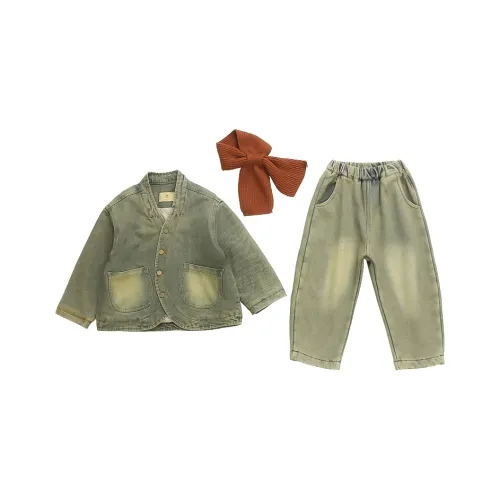 Meter Наборы одежды + Шарф Детская Повседневная Спортивная одежда