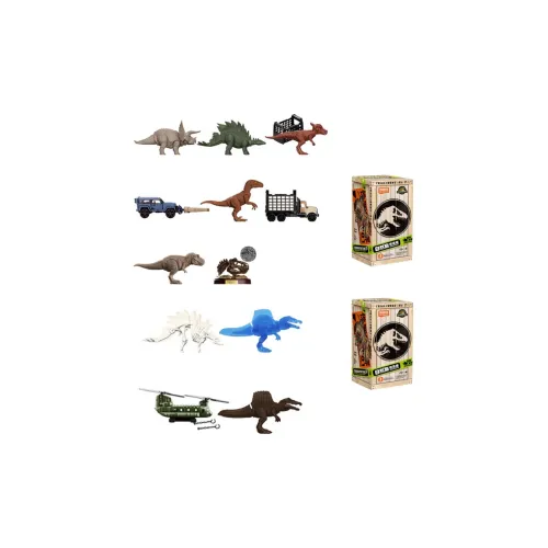 Bloks Natural Collection JURASSIC WORLD Слепые коробки Один Mystery Коробка Целая коробка 12 шт
