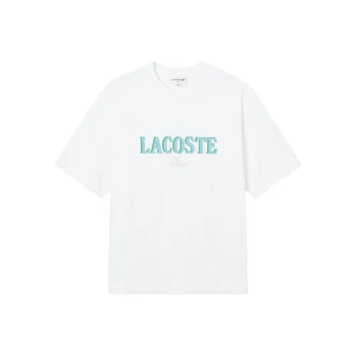 LACOSTE 001 Белый Мужская T-рубашка