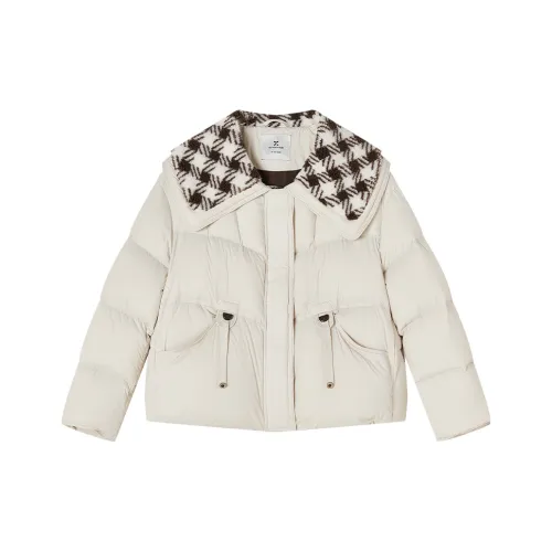 XIANGYING Цапельно-белый Женские Пуховики