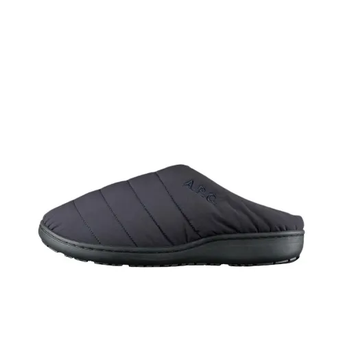 SUBU x A.P.C Домашние тапочки Мужской Черный