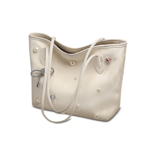 PT'SON Сумка через плечо из синтетической кожи стандартная женская цвет экрю