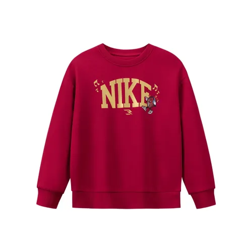 Nike 3Brand Преппи Красный Kids Свитшоты