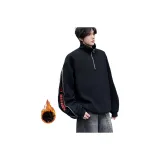 Черный с флисовой подкладкой и утолщением