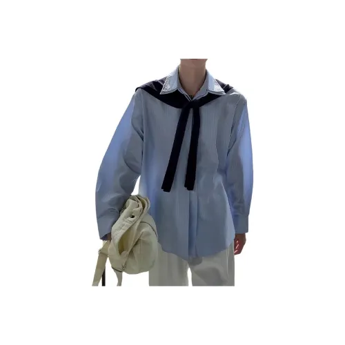 LEONBINNO Синий Унисекс Рубашки