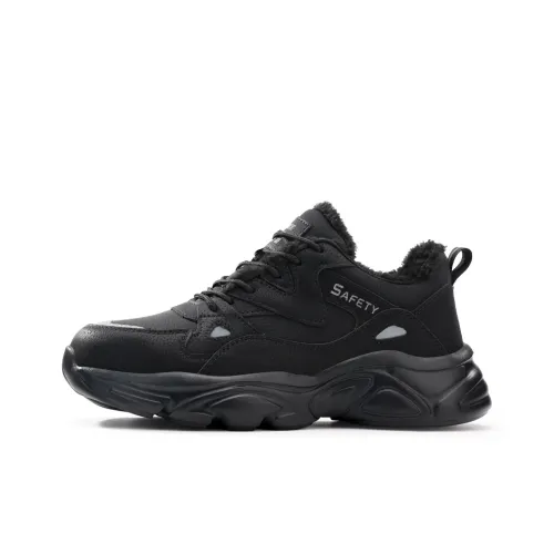GUYISA Защитная обувь унисекс черного цвета