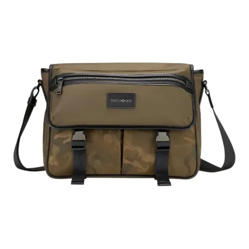 SAMSONITE Нейлоновые сумки через плечо Мужские Коричневые