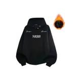 Чёрный (с флисовой подкладкой и утеплённый)