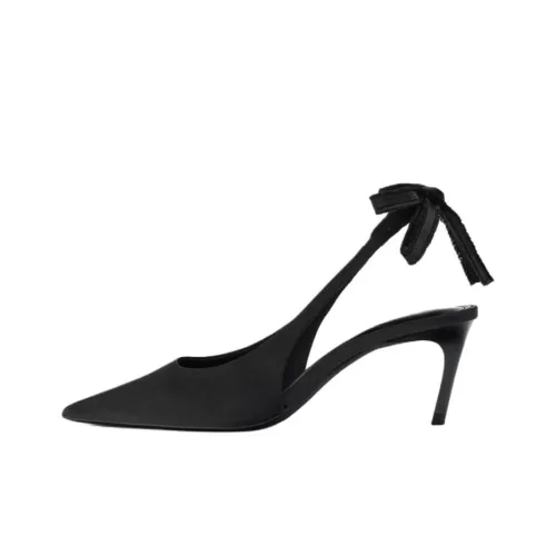 ZARA Узкий каблук Высокие каблуки 7,5 см Женские Черный