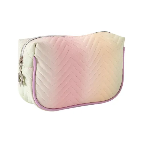 Geanno PU кожа Градиентный 3D-эффект Макияж Сумка для туалетных принадлежностей Портативный Уход за кожей Мешок для хранения Клатчи Пылеустойчивый