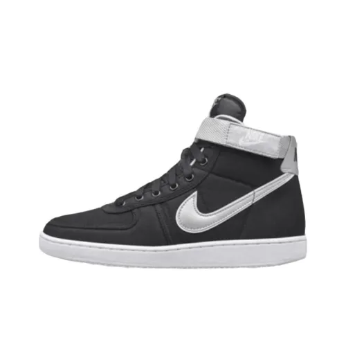 Nike Vandal High Устойчивый к истиранию Дышащие Высокие Кроссовки для скейтбординга Мужские Черный Белый