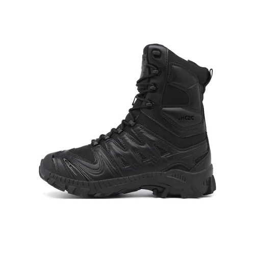 JHCZC Колено Высокая Мартин Ботинок Мужской