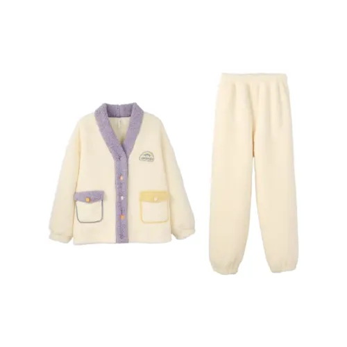 GOYN Бежевый Желтый Женские Пижамные Комплекты