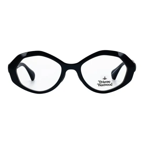 Vivienne Westwood Нерегулярная форма Оправы для очков Унисекс Яркий черный