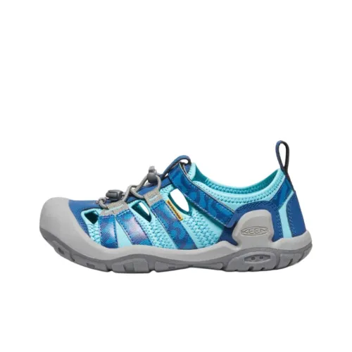 KEEN Knotch Creek Водонепроницаемые Низкие Топы Детские Сандалии Fjord Синий Подростки