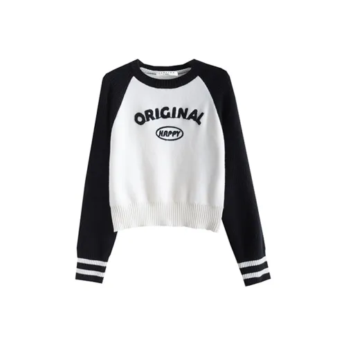 Tonlion Белый тон Женская трикотажная одежда