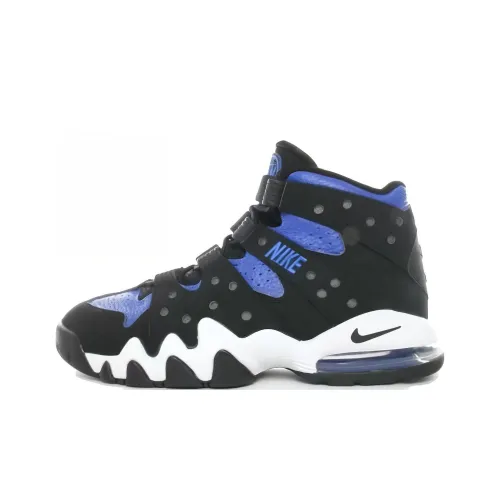 Nike Air Max 2 CB 94 Амортизация Износостойкий MID Топ Винтажные баскетбольные кроссовки Унисекс Чёрно-синий