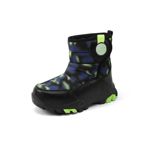 DEERWAY Амортизация Oтскок Высота Увеличение Устойчивость к Износу Водонепроницаемый Анти-КИК MID Топ Детские Зимние Сапоги