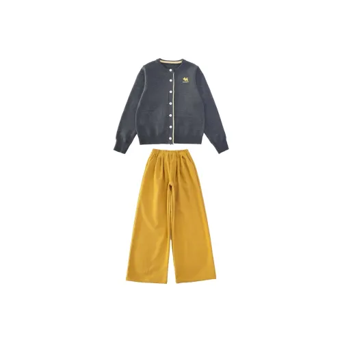 ZHIO Трикотажная ткань Кардиган Набор Подростки