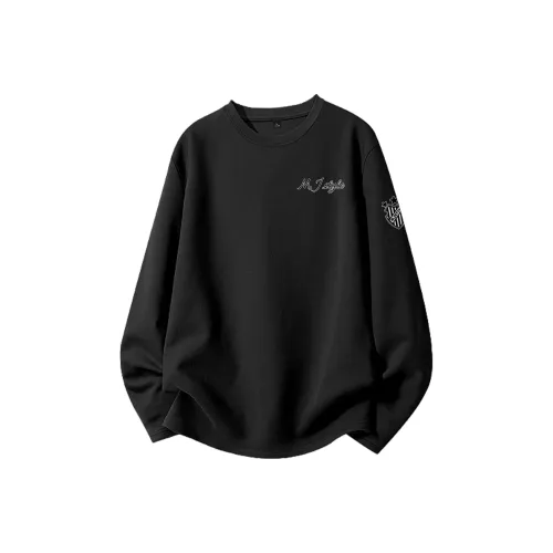 MJ STYLE Длинный рукав Т-рубашка Унисекс