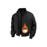 Абсолютно черный [Термический удержание Новый Размер CN 90% белый утиный пух]