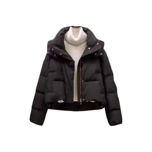 ZIMO Cotton Linen Blend Women's Down Jacket