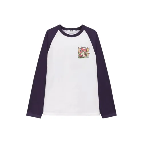 MSGM Белая Мужская T-Рубашка