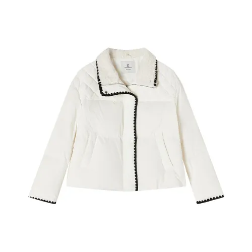 XIANGYING Цапельно-белый Женские Пуховики