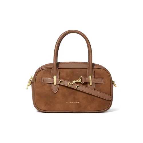 CNOLES Сумка из синтетической кожи стандартная женская коричневый экрю