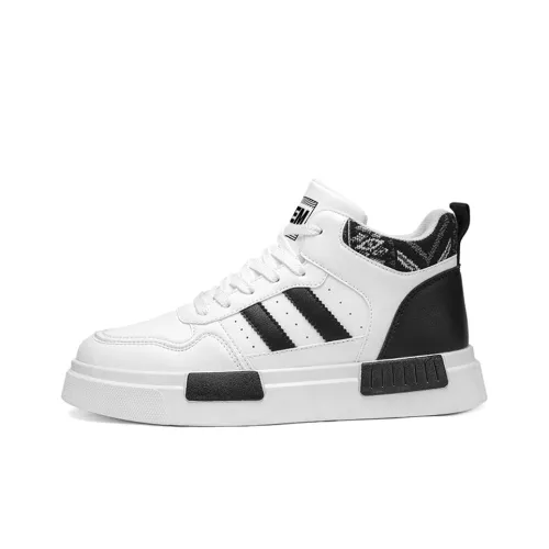 JKEM Амортизация Высота Увеличение Устойчивость к износу Противоскользящие Высокие Кроссовки для скейтбординга Мужские