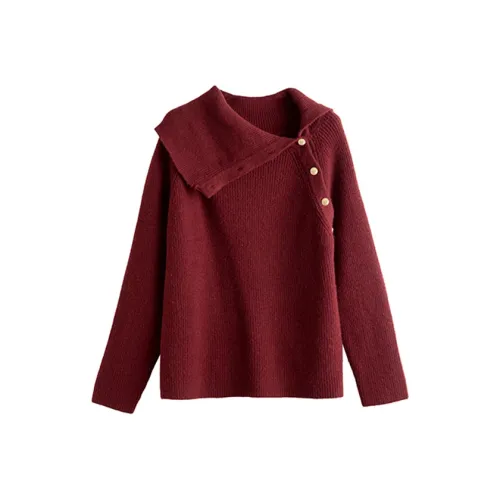 Tonlion Темно-красный Женский Трикотаж