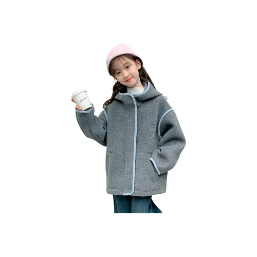 AIMISS Серый Школьный возраст Шерстяное пальто