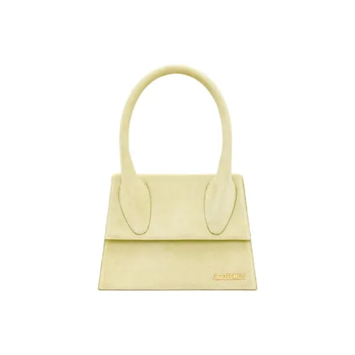 Jacquemus LE GRAND CHIQUITO Замша Сумка Женская Светло-Зеленая