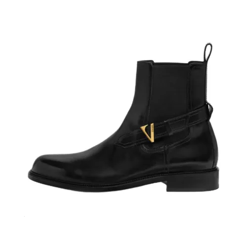 VERSACE Короткий Челси 3 см Мужской Черный