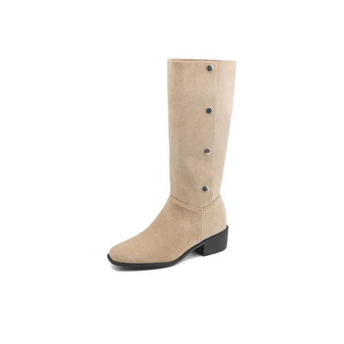 Lanza Высокие сапоги до колена цвет хаки женские