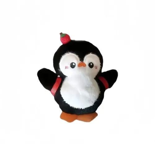MENGXIAOZAI Cute and Adorable Пингвин Holding Рыбка Плюшевый Брелок 13 см Рекомендуемая высота